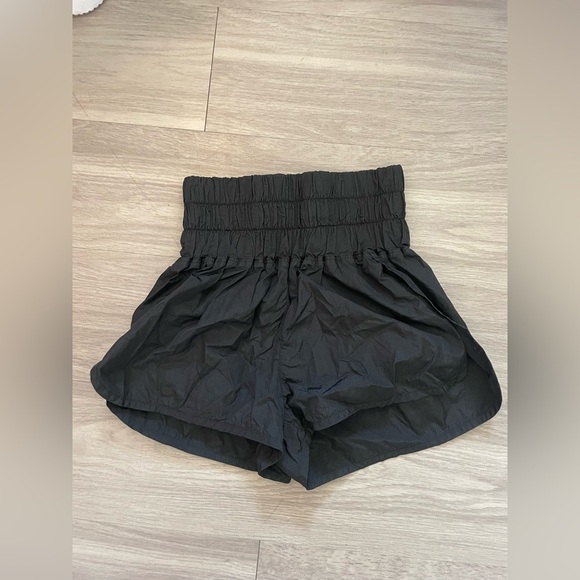 Free people movement black the way home lightweight polyamide athletic shorts - Picture 4 of 4